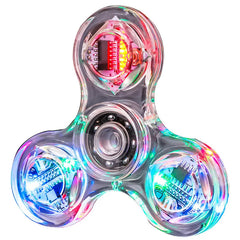 Crystal LED light Fidget Spinner