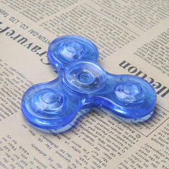 Crystal LED light Fidget Spinner