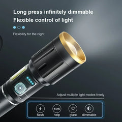 White Laser Strong Flashlight