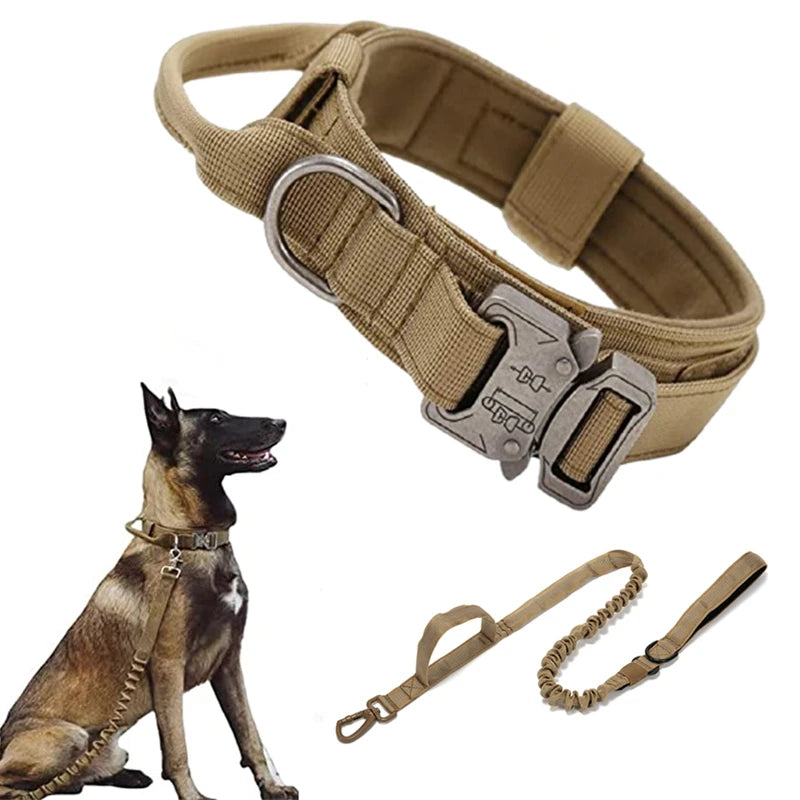 Dog Collar Tactical Leash Set