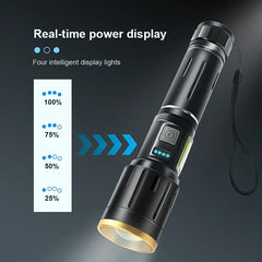 White Laser Strong Flashlight