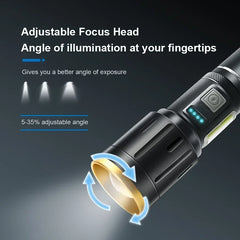 White Laser Strong Flashlight