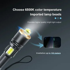 White Laser Strong Flashlight