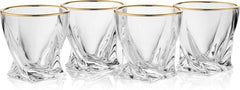 Twisted Whiskey Glasses