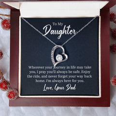 Forever Love Necklace - For Daughter From Dad