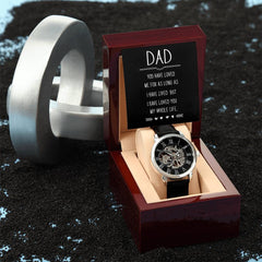 Openwork Watch - For Dad You Have Loved Me