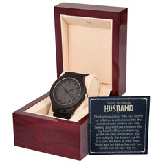 Wooden Watch - For Husband The Love You Pour