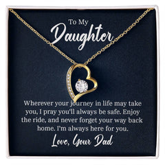 Forever Love Necklace - For Daughter From Dad