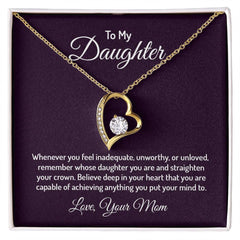 Forever Love Necklace - For Daughter From Mom